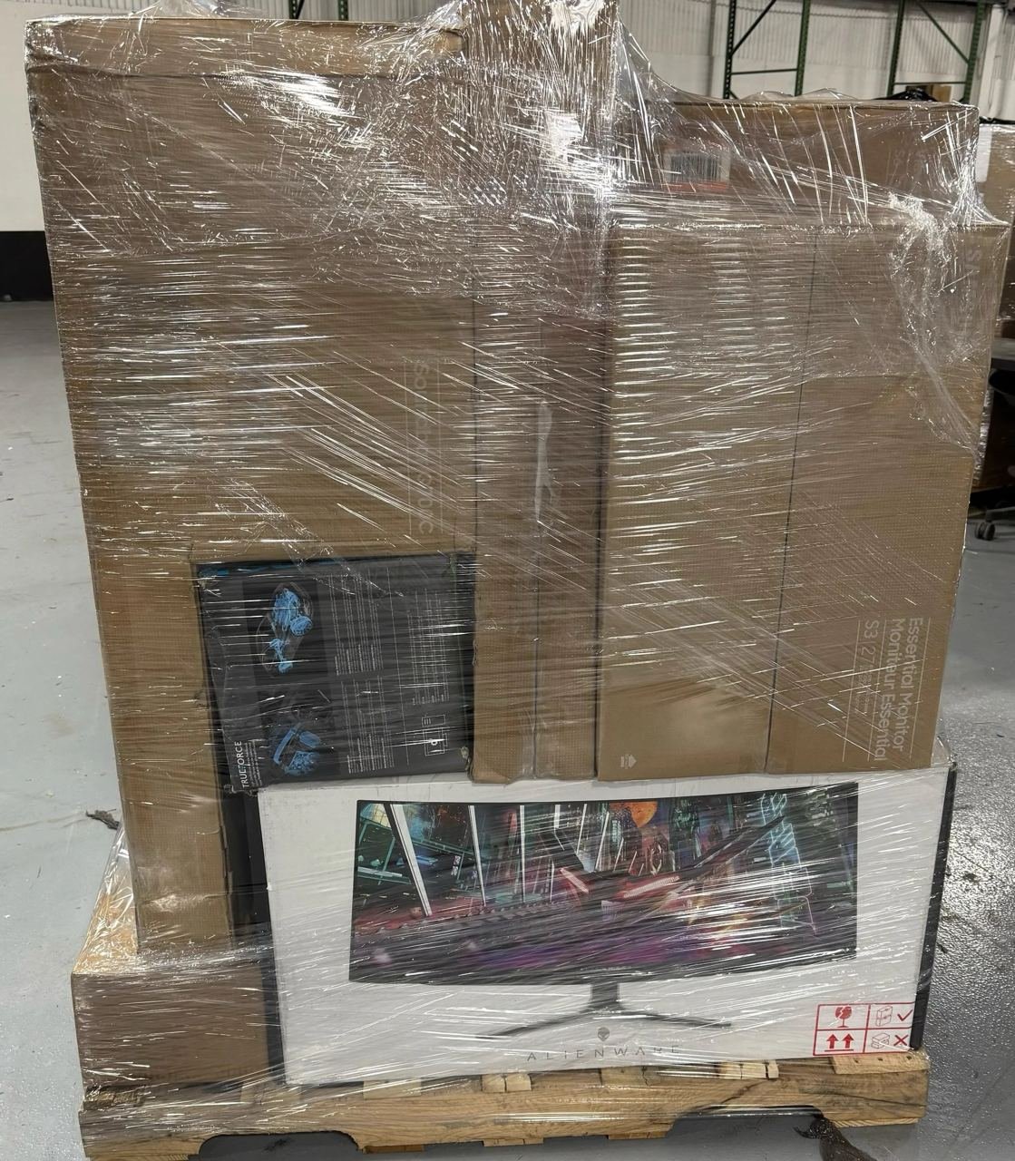 mixed electronics pallet mixed electronics pallet