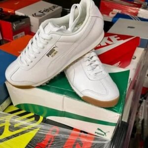 pallets of puma and nike sneakers