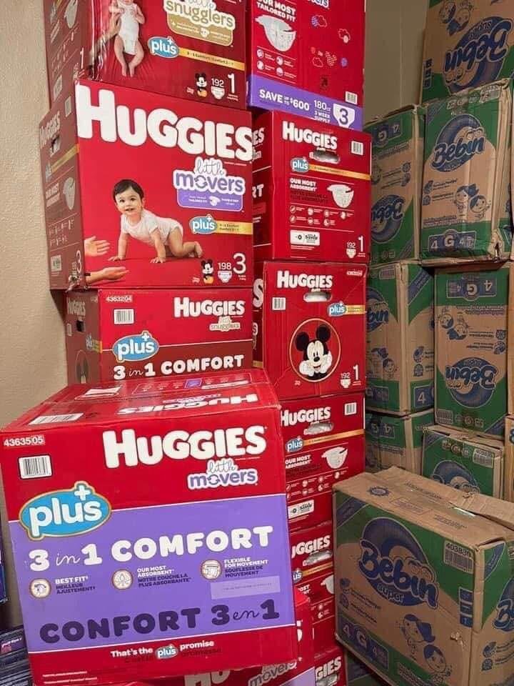 pampers and huggies pallets(truckload) pampers and huggies pallets(truckload)